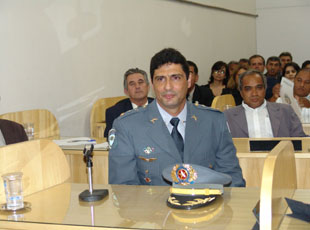 Major Ricardo Miranda recebe homenagem do Legislativo